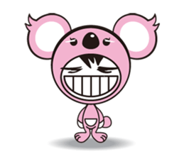 Cute koala sticker #3543409