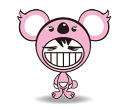 Cute koala sticker #3543409