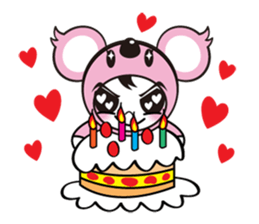 Cute koala sticker #3543411