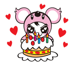 Cute koala sticker #3543411