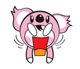 Cute koala sticker #3543412