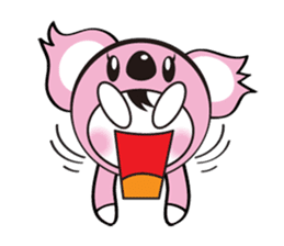 Cute koala sticker #3543412