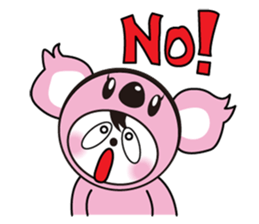 Cute koala sticker #3543418