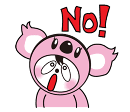 Cute koala sticker #3543418