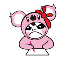 Cute koala sticker #3543422