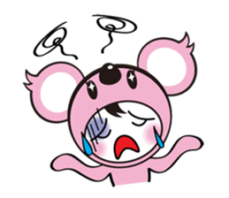 Cute koala sticker #3543425