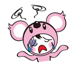 Cute koala sticker #3543425