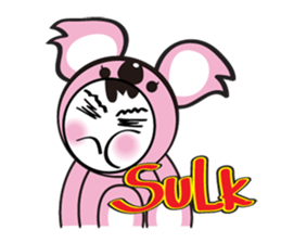 Cute koala sticker #3543426