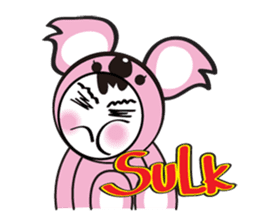 Cute koala sticker #3543426