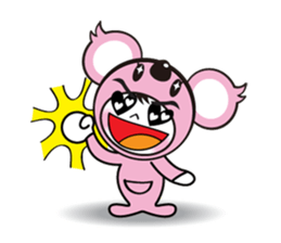 Cute koala sticker #3543427