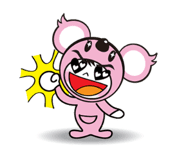 Cute koala sticker #3543427