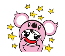 Cute koala sticker #3543430