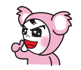 Cute koala sticker #3543432