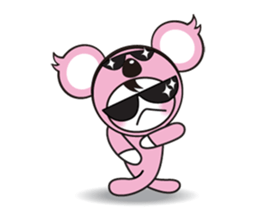 Cute koala sticker #3543433