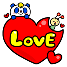 Lucky panda "Tantan" sticker #3543461