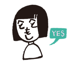 Henoheno moheji sticker #3543590