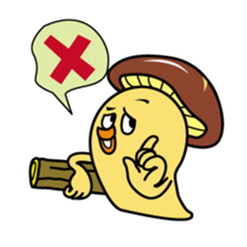 Shiitakeman 2 sticker #3543749