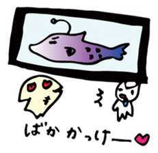 fish and cat works sticker #3544294