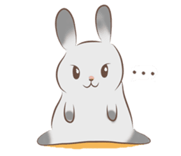 Mameow and Chaeuy The Rabbit sticker #3544438