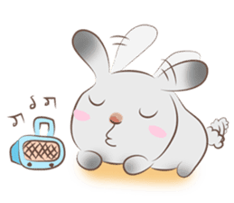 Mameow and Chaeuy The Rabbit sticker #3544448