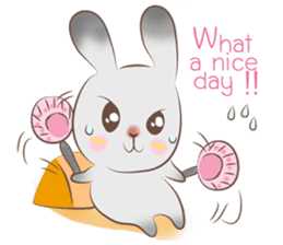 Mameow and Chaeuy The Rabbit sticker #3544450