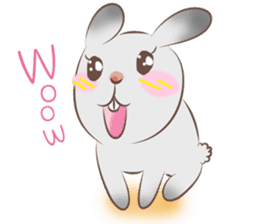 Mameow and Chaeuy The Rabbit sticker #3544454