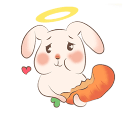 Mameow and Chaeuy The Rabbit sticker #3544455