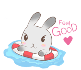 Mameow and Chaeuy The Rabbit sticker #3544473