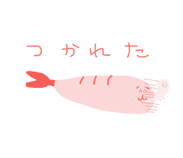 Selfish shrimp sticker #3544944