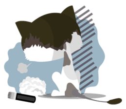 why ? cats. Why is your name "WHY"? sticker #3545174