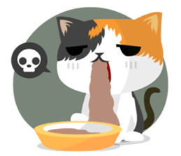 why ? cats. Why is your name "WHY"? sticker #3545177