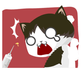 why ? cats. Why is your name "WHY"? sticker #3545180