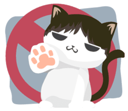 why ? cats. Why is your name "WHY"? sticker #3545182