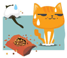 why ? cats. Why is your name "WHY"? sticker #3545184