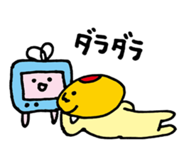 Unwind words of omelet-kun sticker #3545213