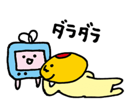 Unwind words of omelet-kun sticker #3545213
