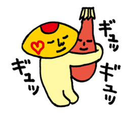 Unwind words of omelet-kun sticker #3545223
