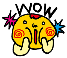 Unwind words of omelet-kun sticker #3545227