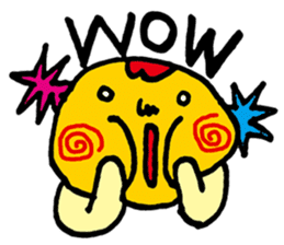 Unwind words of omelet-kun sticker #3545227