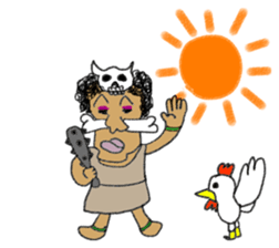 Primitive man sticker #3545634