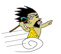 Primitive man sticker #3545635