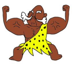 Primitive man sticker #3545644