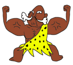 Primitive man sticker #3545644