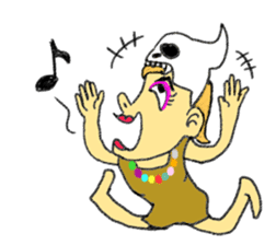 Primitive man sticker #3545656