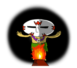 Primitive man sticker #3545664