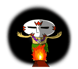 Primitive man sticker #3545664