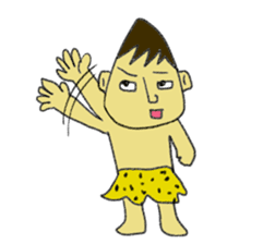 Primitive man sticker #3545673