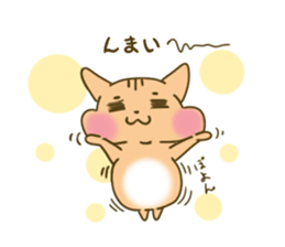 very cute cat in the line stor sticker #3546133