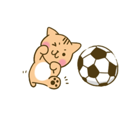 very cute cat in the line stor sticker #3546142