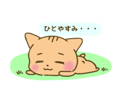 very cute cat in the line stor sticker #3546145